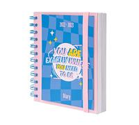Grupo Erik: Real Cool Days Diary 2022-2023 | Back To School 11 Months Academic Diary Day To Page | August 2022 - June 2023 |Mid Year Diary 2022-2023 With Stickers | Cute Stationery
