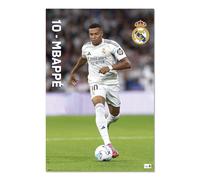 Grupo Erik Real Madrid Mbappe 2025/2026 Poster - 36 x 24 in / 91.5 x 61 cm | Shipped Rolled Up - Cool Posters, Art Poster, Wall Posters & Prints | Real Madrid Merchandise, Football Gifts, Fan Wall Decor