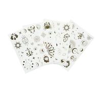 Grupo Erik Astral Reusable Stickers - 81 Waterproof & Removable Gold Stickers for Laptops, Children, Adults - Gadget Decals