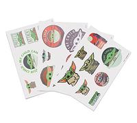 Grupo Erik Star Wars The Mandalorian Gadget Decals - Grogu/The Child/Baby Yoda - Waterproof & Removable Stickers - Laptop Stickers - Cute Stickers - Stickers for Children - Stickers for Adults