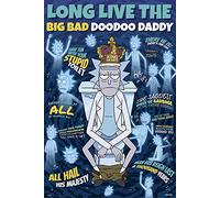 Grupo Erik Rick and Morty DooDoo Daddy Poster - 36 x 24 inches / 91.5 x 61 cm - Shipped Rolled Up - Cool Posters - Art Poster - Posters & Prints - Wall Posters