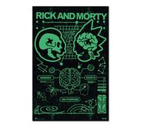 Grupo Erik Rick And Morty Nobody Exist On Purpose Poster - 36 x 24 inches / 91.5 x 61 cm - Shipped Rolled Up - Cool Posters - Art Poster - Posters & Prints - Wall Posters