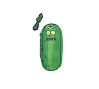 Grupo Erik Rick and Morty Pencil Case | Pickle Rick | Rick and Morty Gifts | Rick and Morty Merchandise | Cool Pencil Case | Pickle Rick Plush | Large Pencil Case | Kids Pencil Case