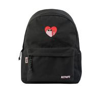 Grupo Erik Black Backpack Ketnipz | 41 x 30 x 14 cm - 16.1 x 11.8 x 5.5 inches | School Bag, Rucksack, Backpack For School | Ketnipz Bean Cool Gifts