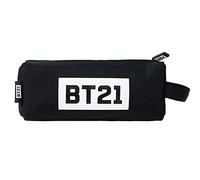 Grupo Erik BT21 Official Merchandise Pencil Case | 8 x 3 x 3 inches - 21 x 7.5 x 7.5 cm | Cosmetic Case | Large Pencil Case | Kids Pencil Case | Cute Stationery | BT21 Gifts | Kawaii Pencil Case