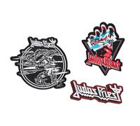 Grupo Erik Set of 3 Patches - Judas Priest | Iron On, Sew On, Embroidery, Applique Patches for Clothing & Backpacks