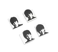 Grupo Erik Set Of 4 Enamel Pins - The Beatles Merchandise Official | Cute Pin Badges, Bag Pins | The Beatles Gifts Under 15 Pounds, Music Gifts For Men