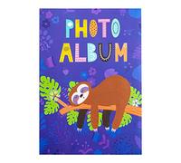 Grupo Erik Sloth Photo Album | 6x4 Photo Album - 10x15 cm | Family Photo Album 36 Pockets | Friend Gifts | Photo Books For Memories | Photo Album Slip In | Sloth Gifts
