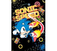 Grupo Erik Sonic Speed Poster - 35.8 x 24.2 inches / 91 x 61.5 cm - Shipped Rolled Up - Cool Posters - Art Poster - Posters & Prints - Wall Posters