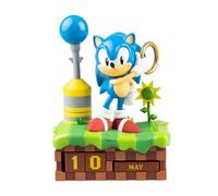 Calendar Erik Sonic the Hedgehog 3D perpetual Bleu 13x10x13 cm