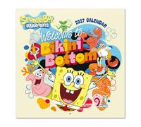 Grupo Erik SpongeBob SquarePants Wall Calendar 2027 UK - Gifts, Merchandise | Official SpongeBob Calendar 2027 | Square Wall Planner Month to View, Family Calendar 2027 UK | SpongeBob Gifts for Adults