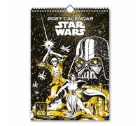 Grupo Erik Star Wars 50 Anniversary A3 Wall Calendar 2027 UK - Gifts
