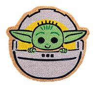 Grupo Erik Star Wars Door Mat - The Mandalorian & Grogu Gifts, Merchandise | 21.7 x 19.7 in - 55 x 50 cm Coconut Coir & PVC, Waterproof, Non Slip Door Mats Indoor & Outdoor | Star Wars Merch