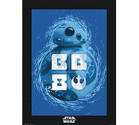 Grupo Erik Star Wars Episode Ix BB-8 Blue Canvas Print, Multi-Colour, 30 x 40 cm