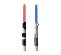 Grupo Erik Star Wars Lightsaber Pen Set of 2 - Luke Skywalker & Darth Vader | Red & Blue LED Lights - BallPoint Pen with Black Ink | Star Wars Gifts, Merchandise, Merch