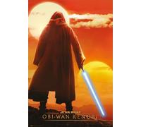 Grupo Erik Star Wars Obi-Wan Kenobi Twin Suns Poster - 36 x 24 inches / 91.5 x 61 cm - Shipped Rolled Up - Star Wars Poster - Cool Posters - Art Poster - Posters & Prints - Wall Posters