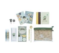 Grupo Erik Star Wars Stationery Set - Grogu Gifts, Baby Yoda Merchandise | Pencil Case with A6 Notebooks, Highlighters, Sticky Notes, Paper Clips, Stickers, Pen, Pencil |The Mandalorian Stationary Set