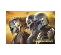 Grupo Erik Star Wars The Mandalorian Mandalorians Poster - 36 x 24 in, Gift | 91.5 x 61 cm, Shipped Rolled Up - Cool Posters, Art Poster, Wall Posters & Prints | Star Wars Gifts, Merchandise, Merch Decor