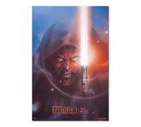 Grupo Erik Star Wars: The Phantom Menace 25th Anniversary Poster - 36 x 24 inches / 91.5 x 61 cm - Shipped Rolled Up - Cool Posters - Art Poster - Posters & Prints - Wall Posters
