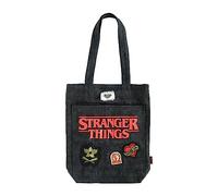 Grupo Erik Stranger Things Premium Cotton Tote Bag | Cotton Shopping Bag | 42x37 cm - 16.5x14.5 inches - 15.5 L | Canvas Bag | Cotton Bag | Stranger Things Gifts | Stranger Things Merchandise