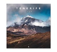 Grupo Erik Tenerife Wall Calendar 2024 12" x 12" | 12 Month Planner | Square Wall Calendar 2024 | Family Planner Calendar 2024 | Spain Calendar 2024