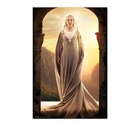 Grupo Erik The Hobbit Galadriel Poster - 36 x 24 inches / 91.5 x 61 cm - Unframed - Multicolour Cartoon - Living Room, Bedroom