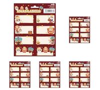 Grupo Erik Three Kings Christmas Labels | Sticky Labels | Food Labels Stickers | Labels Stickers | Self Adhesive Labels | Gift Tag Stickers | School Stickers | School Labels (Pack of 5)
