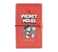 Grupo Erik Disney Travel Journal - Mickey Mouse PU Leather Notebook | Diary Journal, Travel Notebook, Travel Accessories, Travel Gifts, Travel Gift | Mickey Mouse Gifts