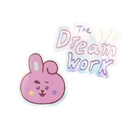 Grupo Erik Vinyl Stickers BT21 Merch - Cooky | Laptop Stickers for Adults & for Children, BT21 Kawaii Gifts Under 5 Pounds, Kawaii Stuff, BTS Merch