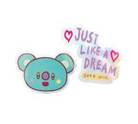 Grupo Erik Vinyl Stickers BT21 Merch - Koya | Laptop Stickers for Adults & for Children, BT21 Kawaii Gifts Under 5 Pounds, Kawaii Stuff, BTS Merch