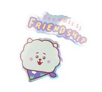 Grupo Erik Vinyl Stickers BT21 Merch - RJ | Laptop Stickers for Adults & for Children, BT21 Kawaii Gifts Under 5 Pounds, Kawaii Stuff, BTS Merch