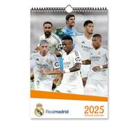 Grupo Erik Wall Calendar 2025 - Real Madrid / A3 Calendar 2025, A3 Wall Planner 2025, Family Planner Calendar 2025 / Football Calendar 2025, Real Madrid 2024-2025