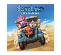 Grupo Erik Wall Calendar 2025 - Sand Land | 12" x 12" Square Calendar 2025, Wall Planner 2025, Family Planner Calendar 2025 | Manga Calendar 2025, Manga Gifts