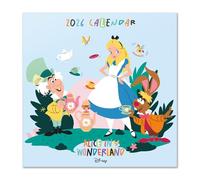 Grupo Erik Wall Calendar 2026 - Alice In Wonderland Calendar 2026 | Square 30 x 30 cm - 12 x 12 inches Wall Planner, Family Planner Month To View | Disney Alice In Wonderland Gifts For Friends