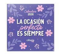 Grupo Erik Wall Calendar 2026 - Amelie Calendar 2026 | Square 30 x 30 cm - 12 x 12 inches Wall Planner, Family Planner Month To View | Spanish Gifts For Friends