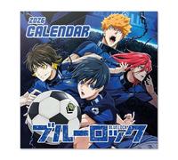 Grupo Erik Wall Calendar 2026 - Blue Lock Calendar 2026 | Square 30 x 30 cm - 12 x 12 inches Wall Planner, Family Planner Month To View | Blue Lock Manga, BlueLock Anime Gifts For Friends