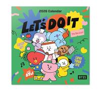 Grupo Erik Wall Calendar 2026 - BT21 Calendar 2026 | Square 30 x 30 cm - 12 x 12 inches Wall Planner, Family Planner Month To View | Kawaii Gifts, Kawaii Stuff, BT21 Gifts For Friends