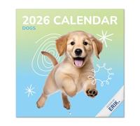 Grupo Erik Wall Calendar 2026 - Dog Calendar 2026 | Square 30 x 30 cm - 12 x 12 inches Wall Planner, Family Planner Month To View | Gifts For Dog Lovers, Gifts For Friends
