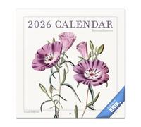 Grupo Erik Wall Calendar 2026 - Flowers Botanical Calendar 2026 | Square 30 x 30 cm - 12 x 12 inches Wall Planner, Family Planner Month To View | Botanical Gifts For Friends