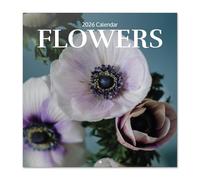 Grupo Erik Wall Calendar 2026 - Flowers Calendar 2026 | Square 30 x 30 cm - 12 x 12 inches Wall Planner, Family Planner Month To View | Botanical Gifts For Friends