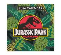Grupo Erik Wall Calendar 2026 - Jurassic Park Calendar 2026 | Square 30 x 30 cm - 12 x 12 inches Wall Planner, Family Planner Month To View | Jurassic Park Gifts For Friends