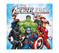 Grupo Erik Wall Calendar 2026 - Marvel Avengers Calendar 2026 | Square 30 x 30 cm - 12 x 12 inches Wall Planner, Family Planner Month To View | The Avengers Gifts, Marvel Gifts For Friends
