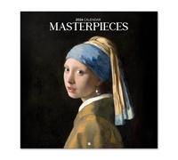 Grupo Erik Wall Calendar 2026 - Masterpieces Of Art Calendar 2026 | Square 30 x 30 cm - 12 x 12 inches Wall Planner, Family Planner Month To View | Gustav Klimt Gifts, Art Gifts For Friends