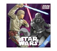 Grupo Erik Wall Calendar 2026 - Star Wars Calendar 2026 | Square 30 x 30 cm - 12 x 12 inches Wall Planner, Family Planner Month To View | Gifts Star Wars Merchandise, Gifts For Friends