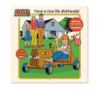 Grupo Erik Wall Calendar 2026 - Steven Rhodes Calendar 2026 | Square 30 x 30 cm - 12 x 12 inches Wall Planner, Family Planner Month To View | Retro Art Gifts, Funny Gifts For Friends