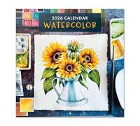 Grupo Erik Wall Calendar 2026 - Watercolour Art Calendar 2026 | Square 30 x 30 cm - 12 x 12 inches Wall Planner, Family Planner Month To View | Art Gifts For Friends