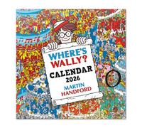 Grupo Erik Wall Calendar 2026 - Wheres Wally Calendar 2026 | Square 30 x 30 cm - 12 x 12 inches Wall Planner, Family Planner Month To View | Where's Wally? Gifts For Friends