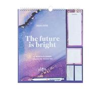 Grupo Erik Wall Planner 2026 - Glitter Gifts For Family | Monthly Planner With Stickers, Pen, Shopping List, Sticky Notes | Wall Calendar 16 Months Sep 2025 - Dec 2026