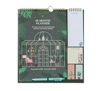 Grupo Erik Wall Planner 2026 - Plants Gifts For Family | Monthly Planner With Stickers, Pen, Shopping List, Sticky Notes | Wall Calendar 16 Months Sep 2025 - Dec 2026