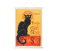 Grupo Erik Le Chat Noire Wallscroll - Hanging scroll/Poster/Kakemono/Wall Decor - 19.7 x 27.6 inches / 50 x 70 cm - Japanese Gifts, Japanese Wall Art